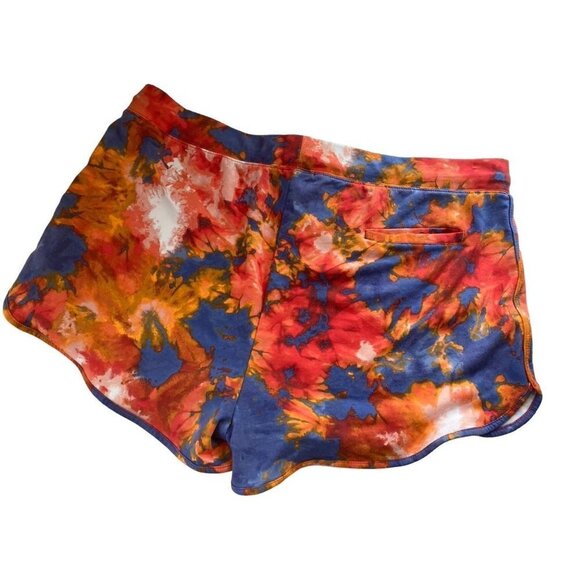 Ambiance Tie Dye Women's Shorts 3X - Picture 2 of 5